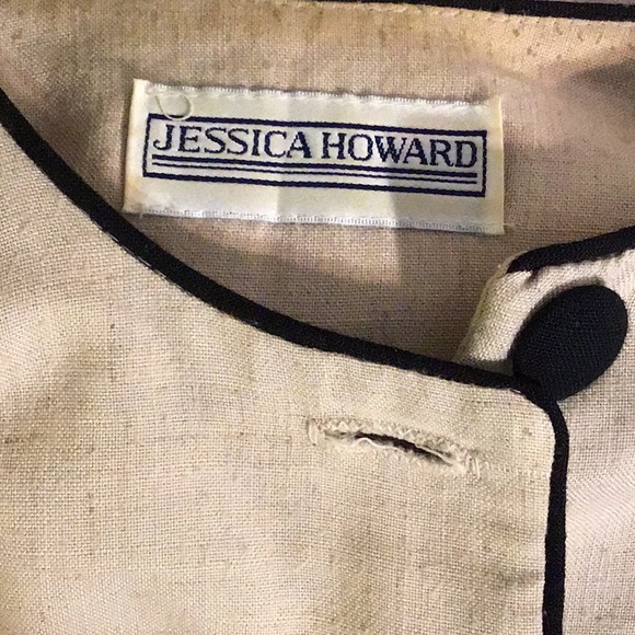 JESSICA HOWARD women’s skirt w/jacket  (skirt sz16)  beige - Picture 4 of 4